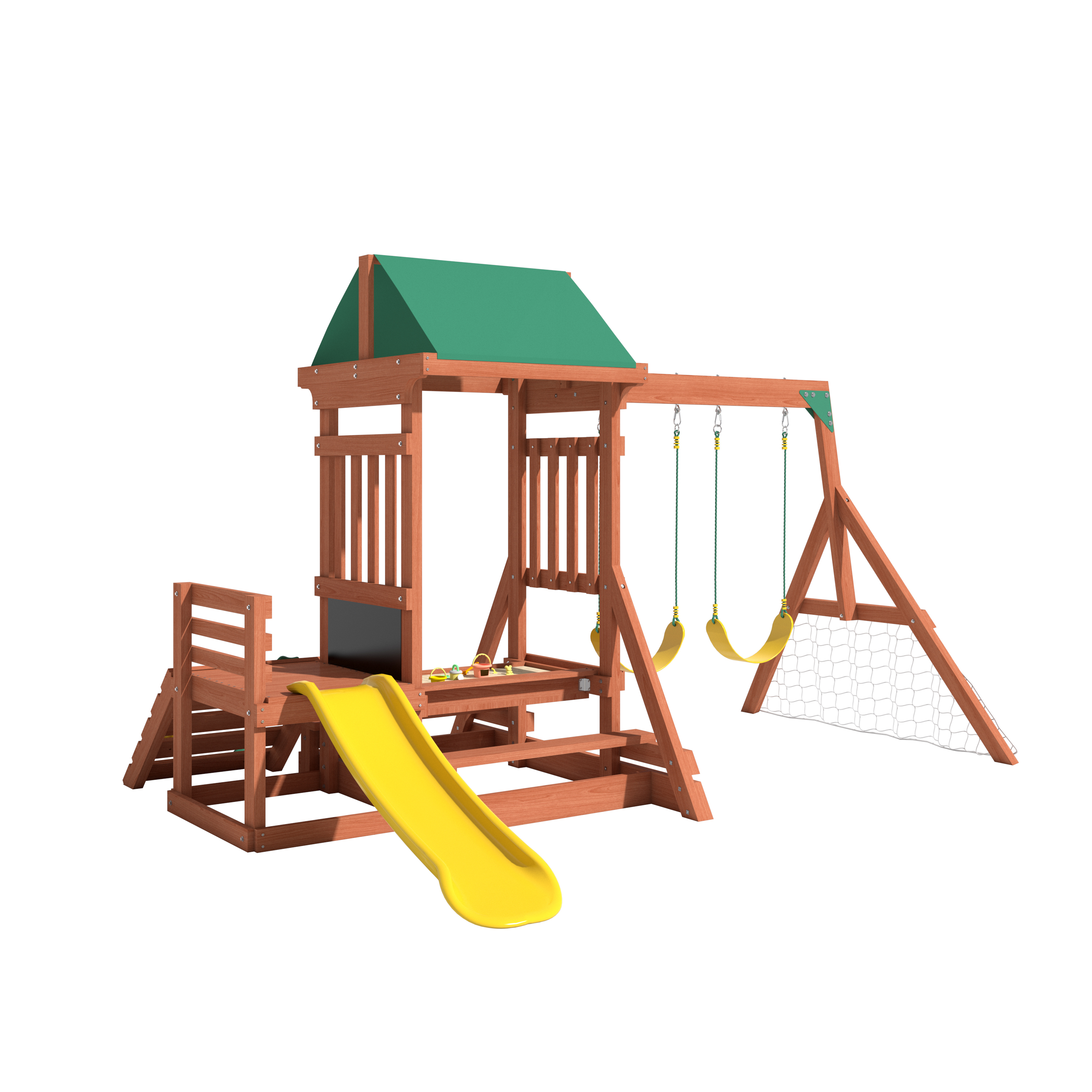 Zein da Haurrentzako Swing Set Onena? Arakatu Dragon-Kids Haurrentzako Egurrezko Swing Set!